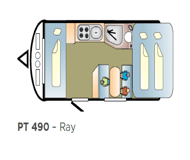400 Series Pop Top 490 Ray Slide out