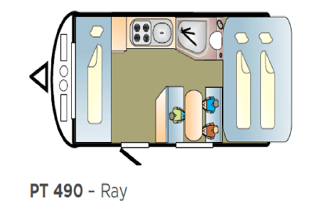 400 Series Pop Top 490 Ray Slide out